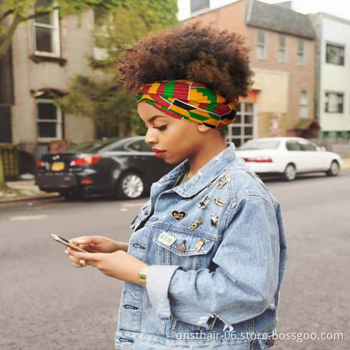 Hot selling synthetic hair headband wigs for black women 2021 head band wig with bands